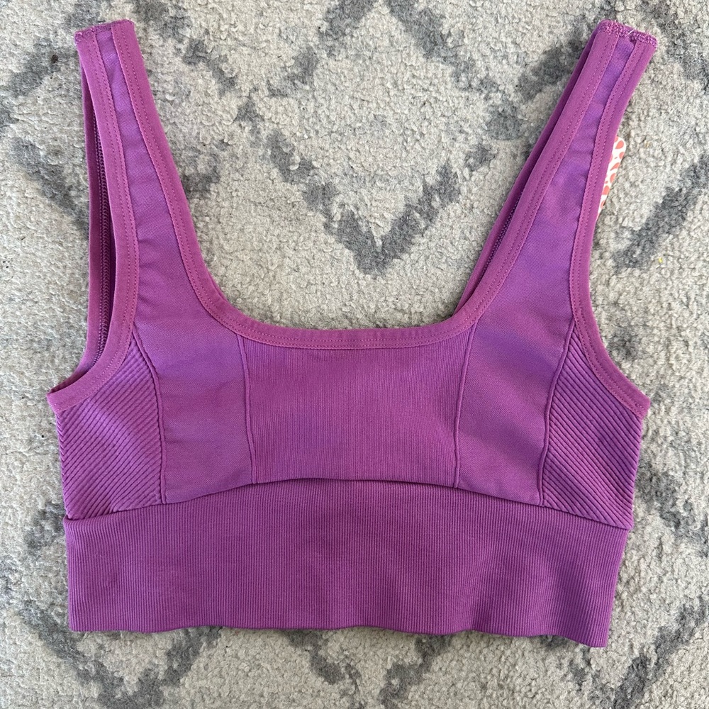Free People Movement Good Karma Bra Heliotrope size Medium